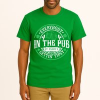 Everybody In The Pub Getting Tipsy St Patricks Day Drinking Tall T-Shirt