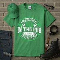 Everybody In The Pub Getting Tipsy St Patricks Day Drinking Tall T-Shirt