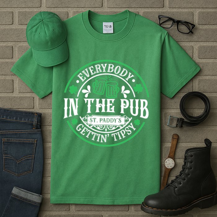 Everybody In The Pub Getting Tipsy St Patricks Day Drinking Tall T-Shirt