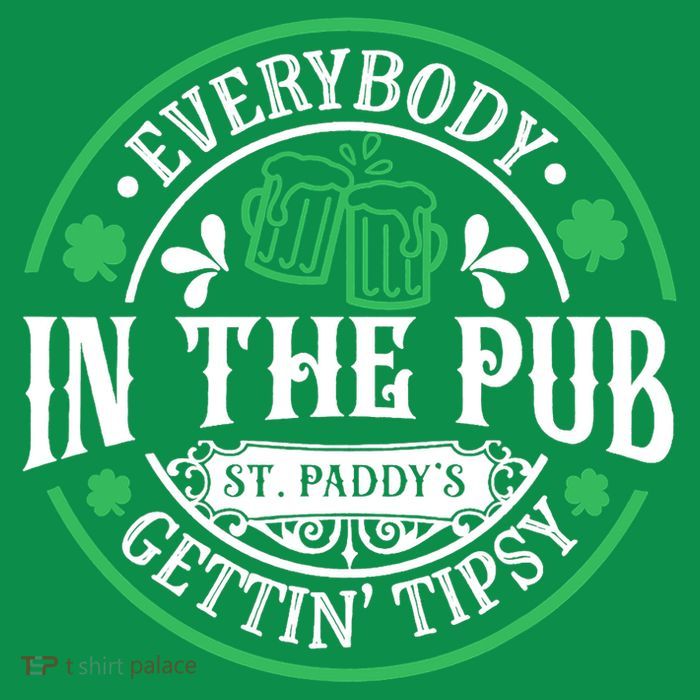 Everybody In The Pub Getting Tipsy St Patricks Day Drinking Mesh Reversible Basketball Jersey Tank