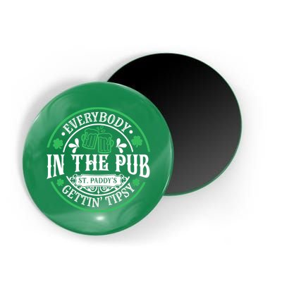 Everybody In The Pub Getting Tipsy St Patricks Day Drinking Magnet
