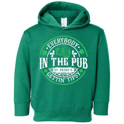 Everybody In The Pub Getting Tipsy St Patricks Day Drinking Toddler Hoodie