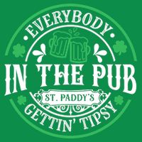 Everybody In The Pub Getting Tipsy St Patricks Day Drinking Toddler Hoodie