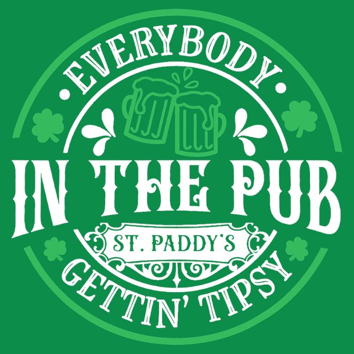 Everybody In The Pub Getting Tipsy St Patricks Day Drinking Toddler Hoodie