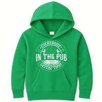 Everybody In The Pub Getting Tipsy St Patricks Day Drinking Kids Hoodie