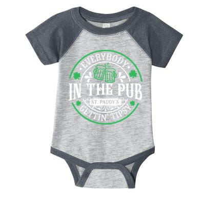 Everybody In The Pub Getting Tipsy St Patricks Day Drinking Infant Baby Jersey Bodysuit