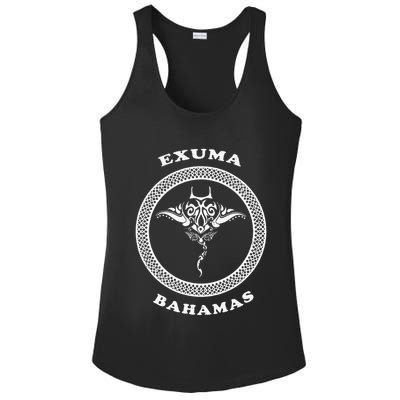 Exuma Islandsbahamas Tribal Stingray Vacation Ladies PosiCharge Competitor Racerback Tank
