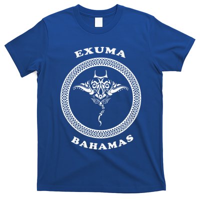 Exuma Islandsbahamas Tribal Stingray Vacation T-Shirt