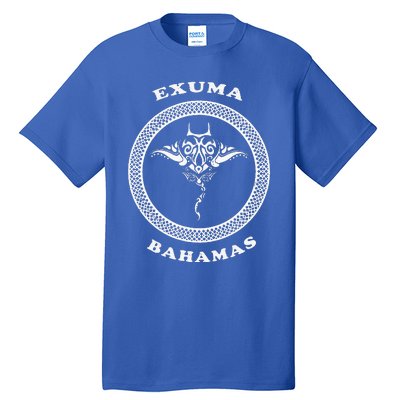 Exuma Islandsbahamas Tribal Stingray Vacation Tall T-Shirt