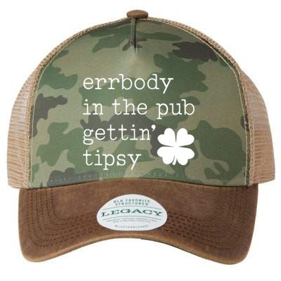 Errbody In The Pub Getting Tipsy St Patricks Day Legacy Tie Dye Trucker Hat