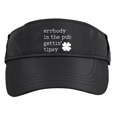 Errbody In The Pub Getting Tipsy St Patricks Day Adult Drive Performance Visor