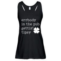 Errbody In The Pub Getting Tipsy St Patricks Day Ladies Essential Flowy Tank