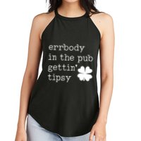 Errbody In The Pub Getting Tipsy St Patricks Day Women's Perfect Tri Rocker Tank