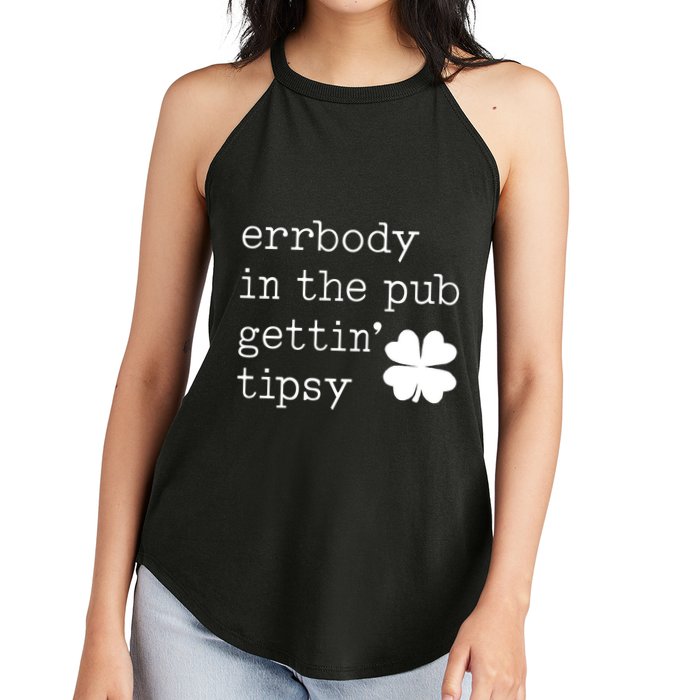 Errbody In The Pub Getting Tipsy St Patricks Day Women's Perfect Tri Rocker Tank