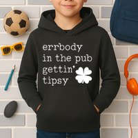 Errbody In The Pub Getting Tipsy St Patricks Day Kids Hoodie