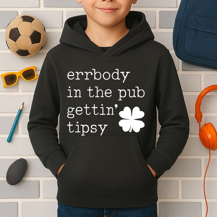 Errbody In The Pub Getting Tipsy St Patricks Day Kids Hoodie