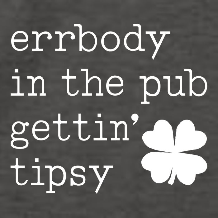 Errbody In The Pub Getting Tipsy St Patricks Day Vector Backpack