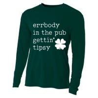 Errbody In The Pub Getting Tipsy St Patricks Day Cooling Performance Long Sleeve Crew