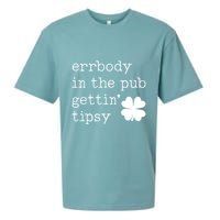 Errbody In The Pub Getting Tipsy St Patricks Day Sueded Cloud Jersey T-Shirt