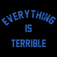 Everything Is Terrible Drawstring Bag