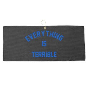 Everything Is Terrible Large Microfiber Waffle Golf Towel