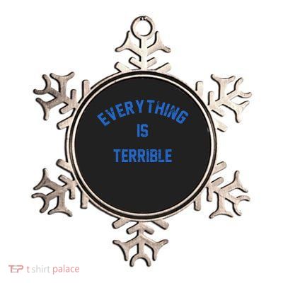 Everything Is Terrible Metallic Star Ornament
