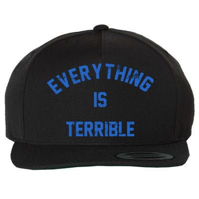 Everything Is Terrible Wool Snapback Cap