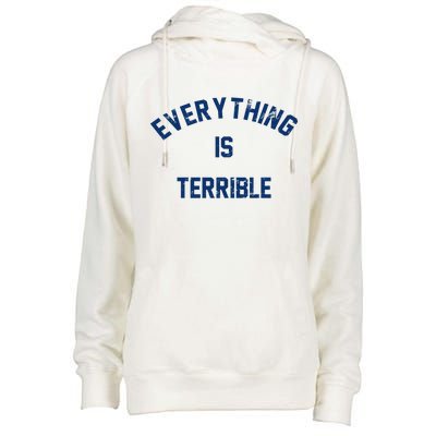 Everything Is Terrible Womens Funnel Neck Pullover Hood