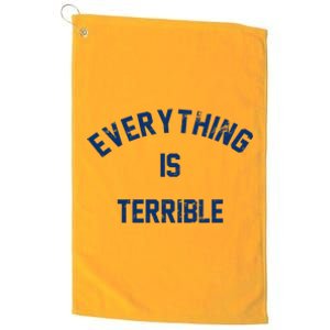 Everything Is Terrible Platinum Collection Golf Towel