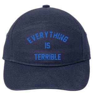 Everything Is Terrible 7-Panel Snapback Hat