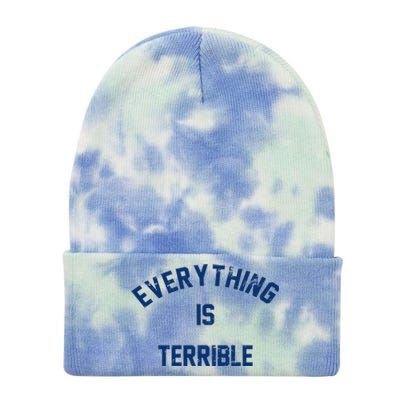 Everything Is Terrible Tie Dye 12in Knit Beanie