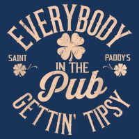 Everybody In The Pub Getting Tipsy Funny St PatrickS Day Drawstring Bag