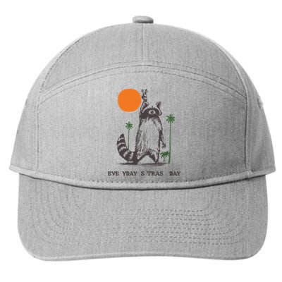 Everyday Is Trash Day 7-Panel Snapback Hat