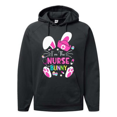 Easter I'm The Nurse Nurse Life RN Nursing Performance Fleece Hoodie