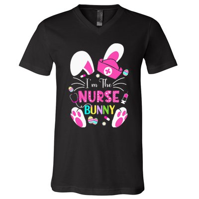 Easter I'm The Nurse Nurse Life RN Nursing V-Neck T-Shirt