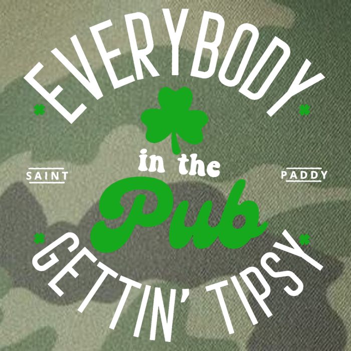 Everybody In The Pub Getting Tipsy Saint Paddy St. Patrick's Day Legacy Tie Dye Trucker Hat
