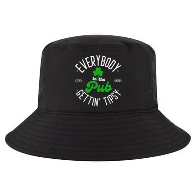 Everybody In The Pub Getting Tipsy Saint Paddy St. Patrick's Day Cool Comfort Performance Bucket Hat