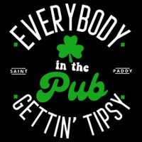 Everybody In The Pub Getting Tipsy Saint Paddy St. Patrick's Day Bucket Hat
