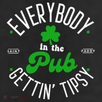 Everybody In The Pub Getting Tipsy Saint Paddy St. Patrick's Day Trucker Hat