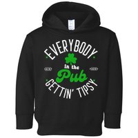 Everybody In The Pub Getting Tipsy Saint Paddy St. Patrick's Day Toddler Hoodie