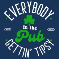Everybody In The Pub Getting Tipsy Saint Paddy St. Patrick's Day Infant Baby Jersey Bodysuit