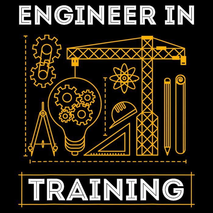 Engineer In Training Future Engineer Holding Engineering Flat Bill Trucker Hat