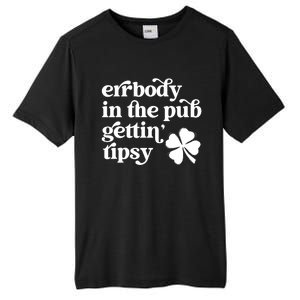 Errbody In The Pub Getting Tipsy St Patricks Day Drinking Tall Fusion ChromaSoft Performance T-Shirt