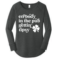 Errbody In The Pub Getting Tipsy St Patricks Day Drinking Women's Perfect Tri Tunic Long Sleeve Shirt