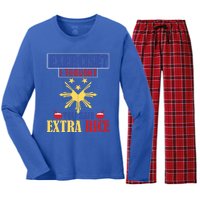 Exercise ? I Thought You Said Extra Rice Philippine Filipino Cool Gift Women's Long Sleeve Flannel Pajama Set 