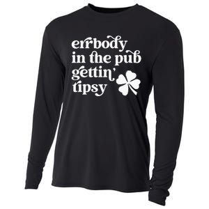 Errbody In The Pub Getting Tipsy St Patricks Day Drinking Cooling Performance Long Sleeve Crew