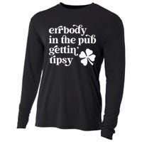 Errbody In The Pub Getting Tipsy St Patricks Day Drinking Cooling Performance Long Sleeve Crew