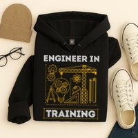 Engineer In Training Future Engineer Holding Engineering Hoodie