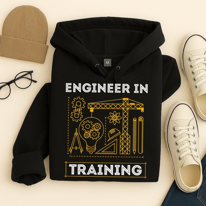 Engineer In Training Future Engineer Holding Engineering Hoodie