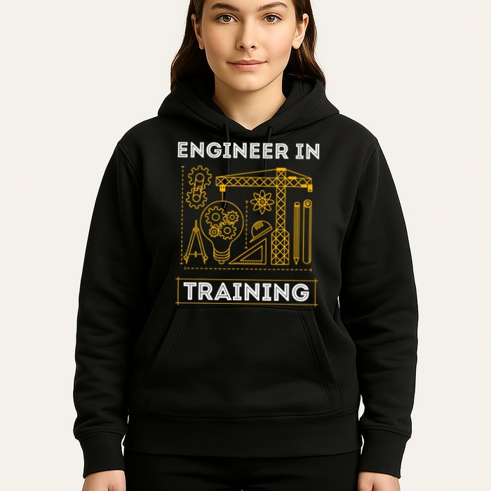 Engineer In Training Future Engineer Holding Engineering Hoodie